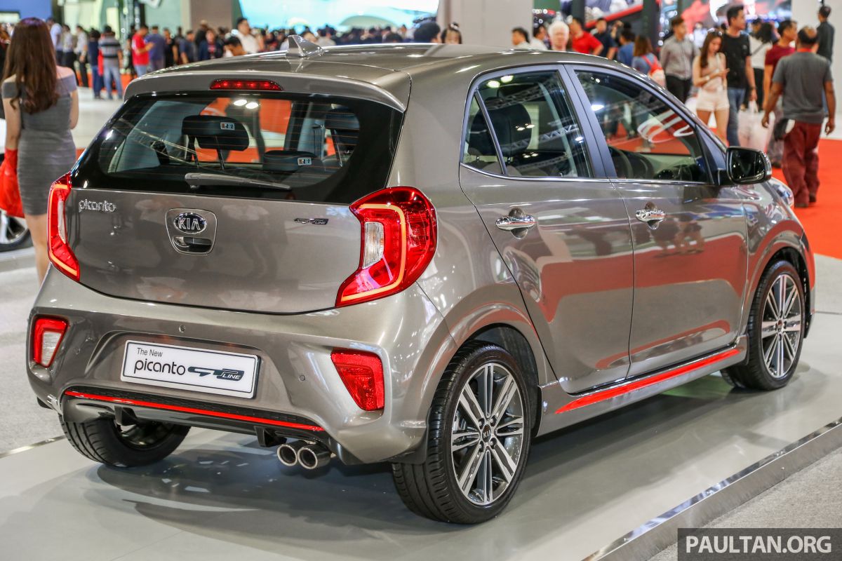 Thiết kế bên hông xe Kia Morning GT-Line