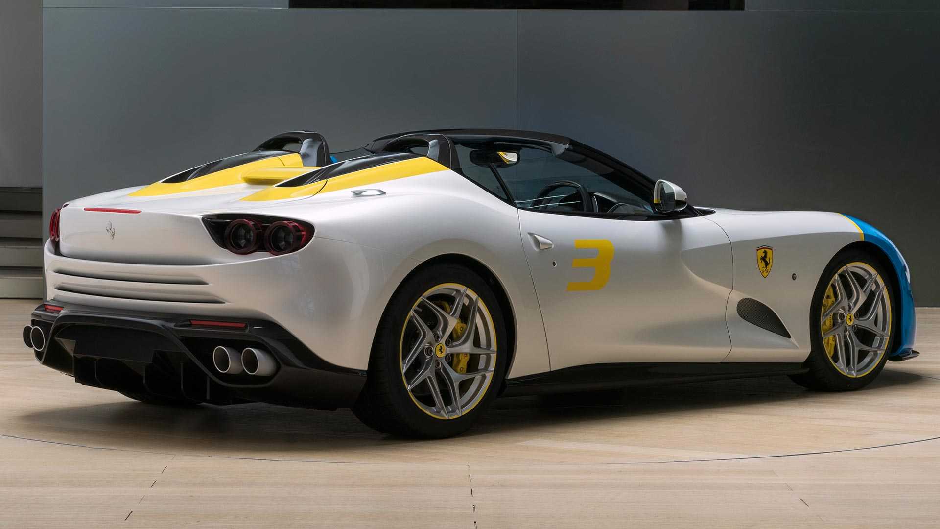Thiết kế đuôi xe siêu xe Ferrari SP3JC