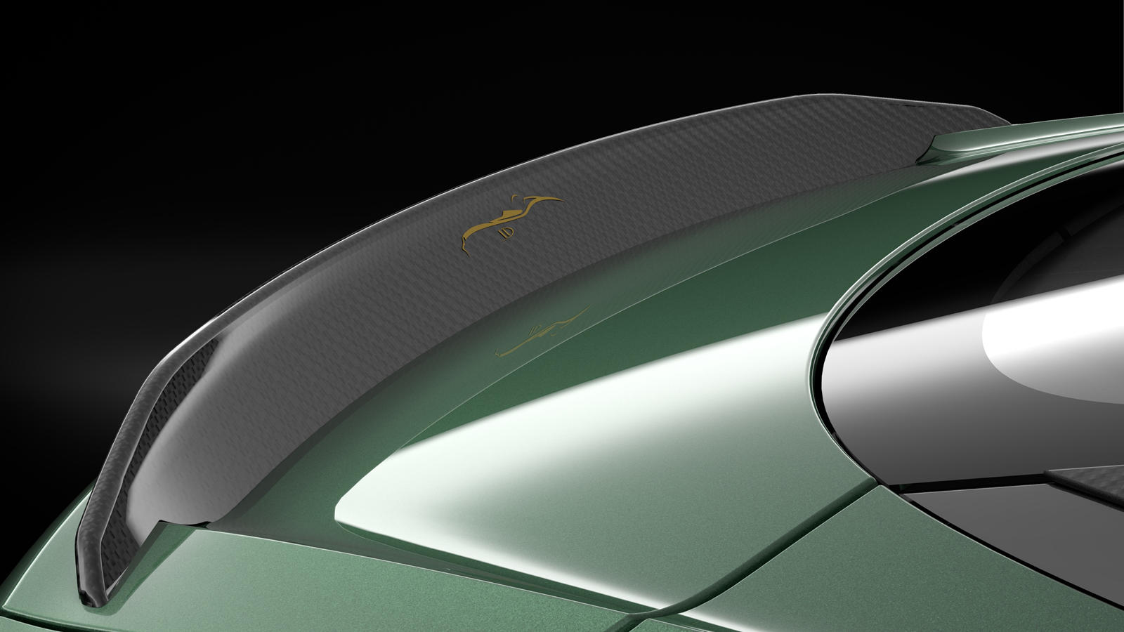 Cánh gió làm từ carbon trên Aston Martin DBS 59