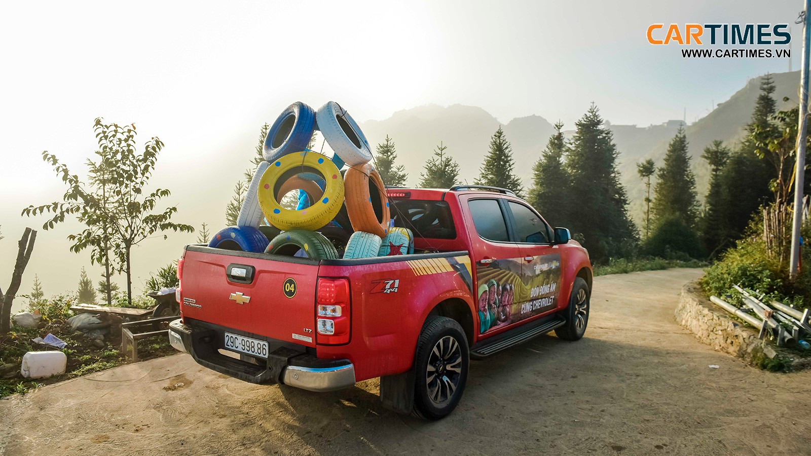 Chevrolet như những chiến binh chở tình cảm lên miền núi