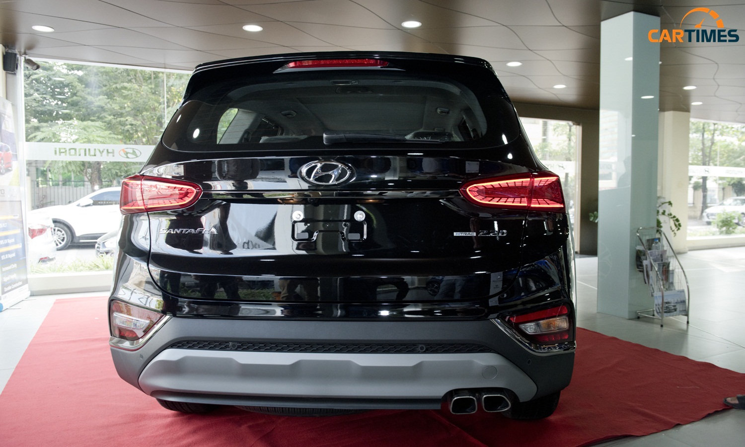 Thiết kế đuôi xe Hyundai Santa Fe 2019