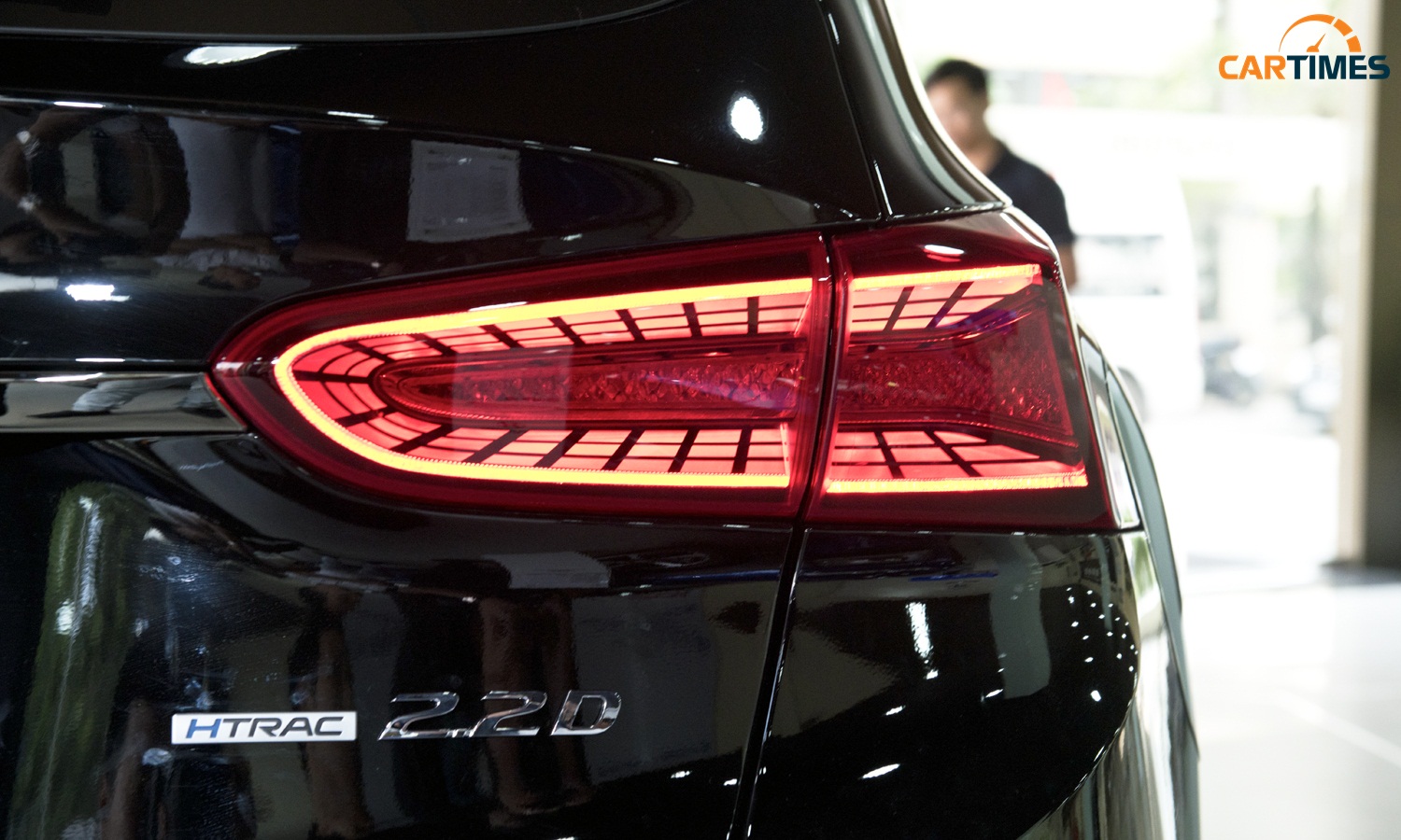 Thiết kế đèn hậu xe Hyundai Santa Fe 2019