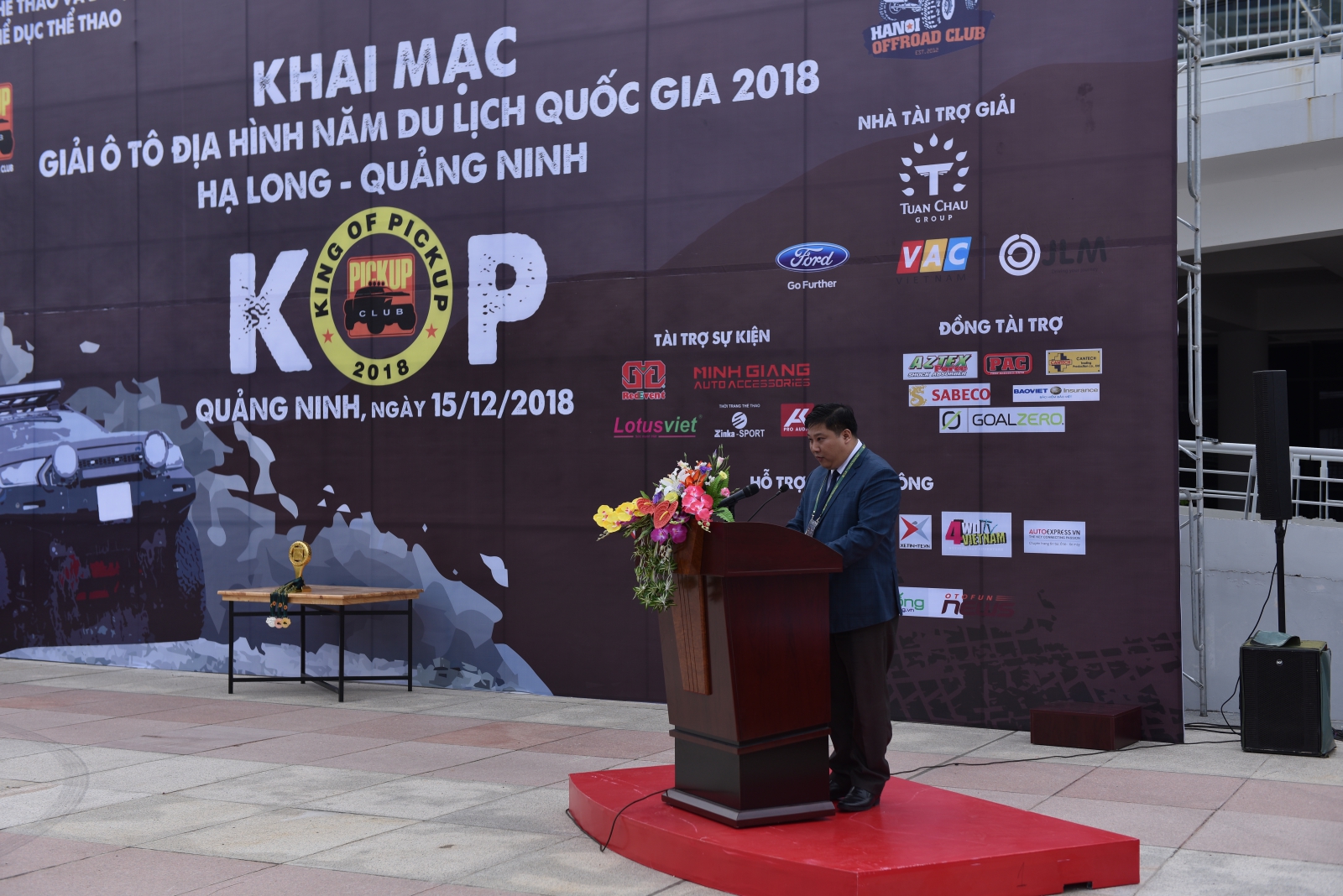 Ông Vũ Mạnh Hùng phát biểu khai mạc KOP 2018