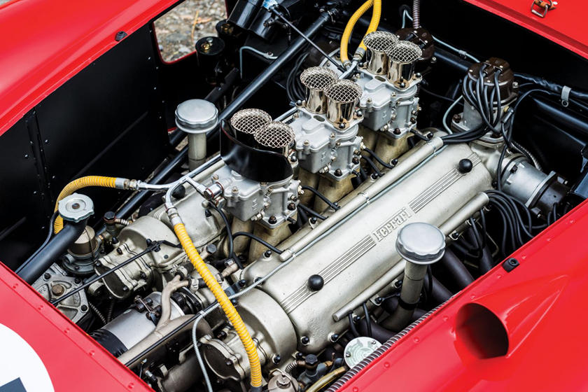 Thiết kế động cơ xe Ferrari 290 MM 1956