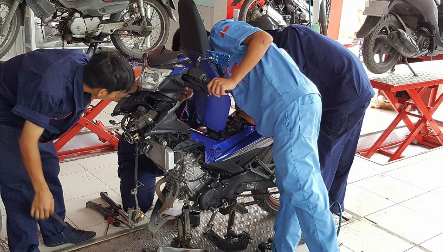 Xe số có những tiêu chí bảo dưỡng khác xe tay ga