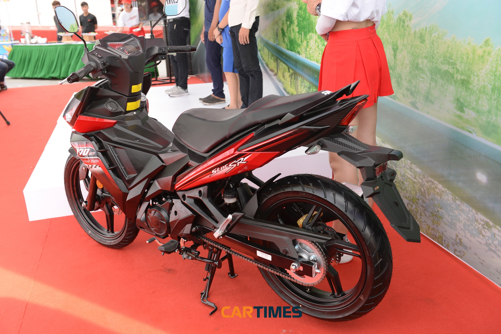 Thiết kế đuôi xe SYM SR 170