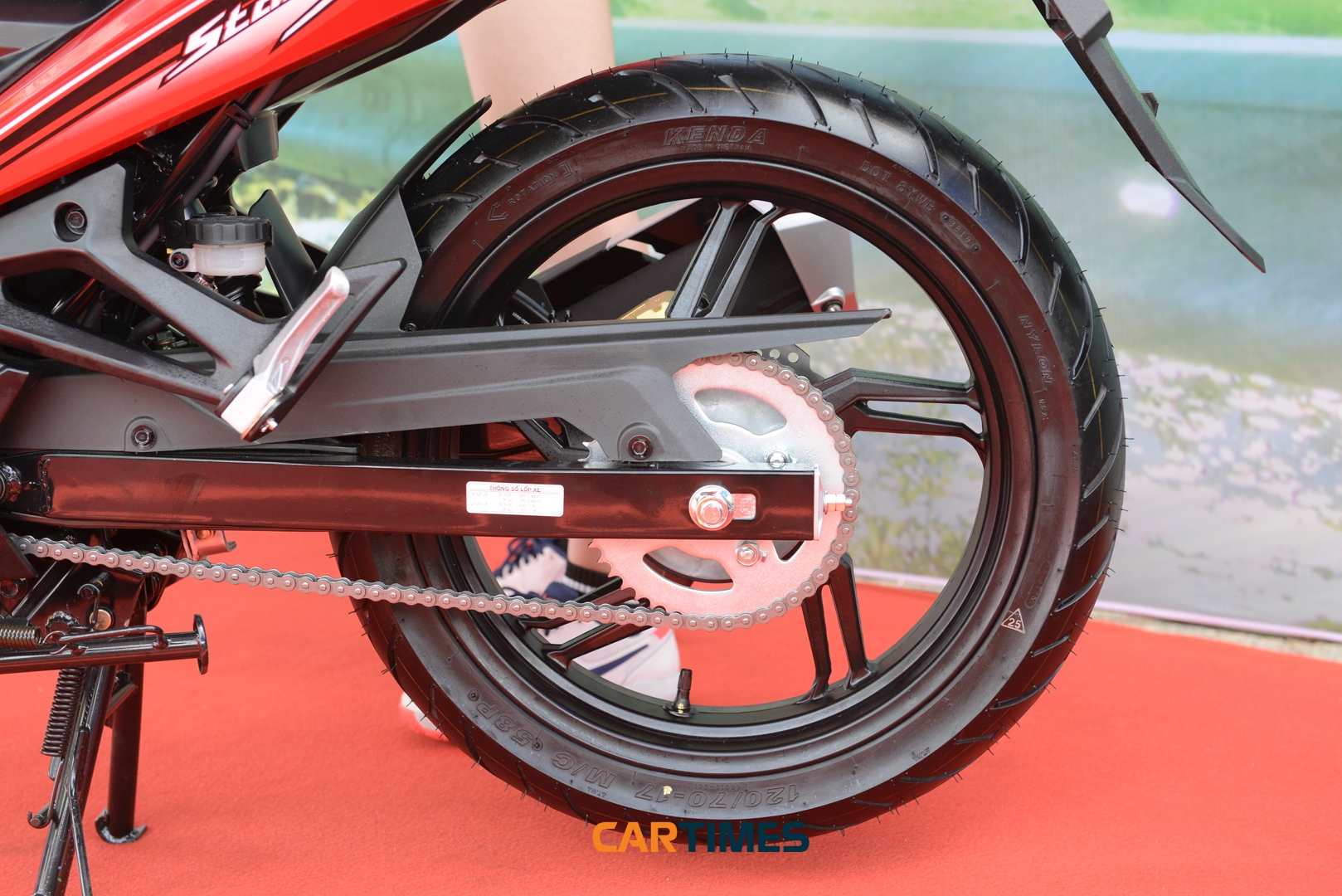 Thiết kế bánh sau xe SYM SR 170