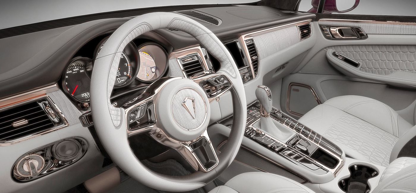 Thiết kế vô lăng của Carlex Design trên Porsche Macan