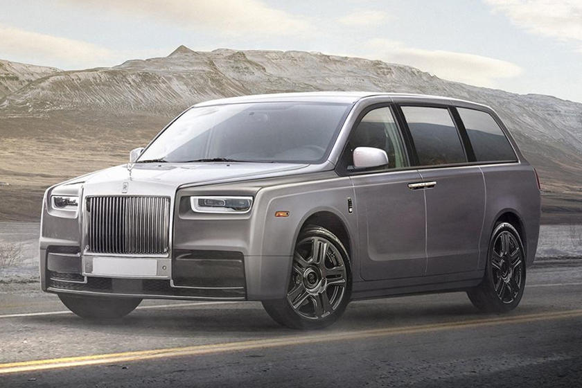 Một chiếc Cullinan Minivan được phác thảo đậm chất ứng dụng