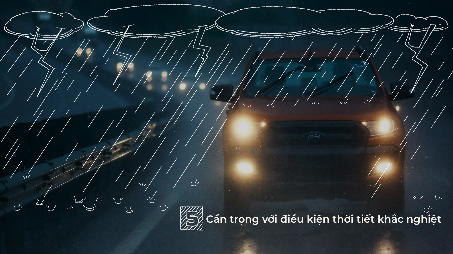 Chú ý thời tiết trước mỗi chuyến đi