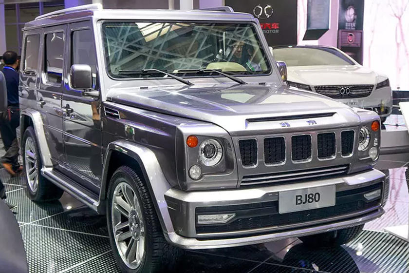 Xe BJ80 gần như giống hệt Mercedes-Benz G-Class