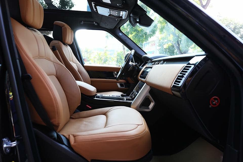 Nội thất xe Range Rover Autobiography LWB 2019 được bọc da cao cấp