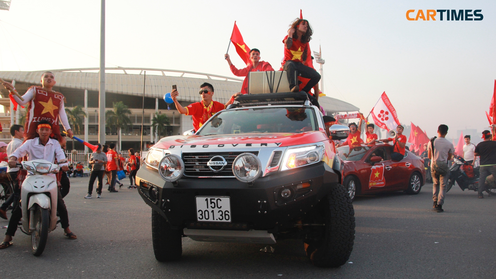 Một chiếc Nissan Navara đến từ Hải Phòng
