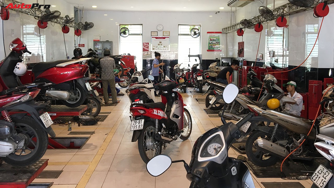 Chị em thường lười mang xe đi bảo dưỡng