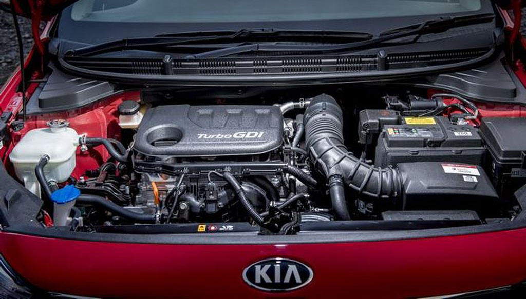 Kia Rio 2017 hatchback sử dụng cấu hình động cơ xăng I4