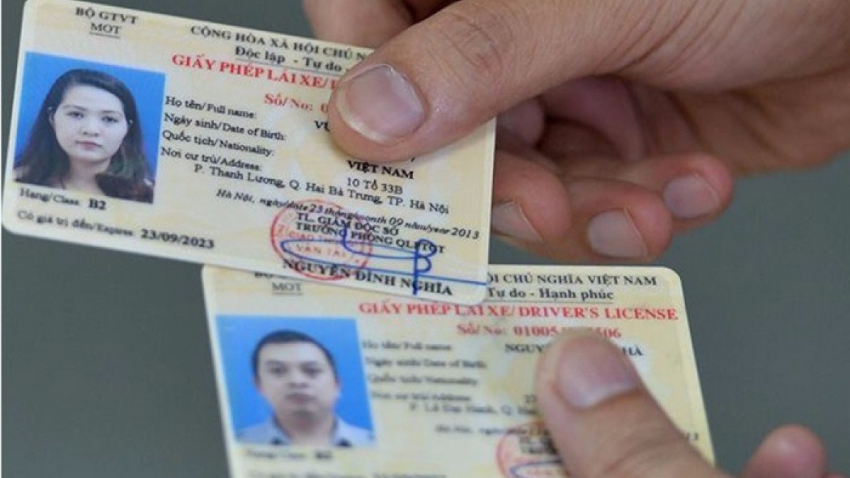 Giấy phép lái xe máy của Việt Nam hiện nay