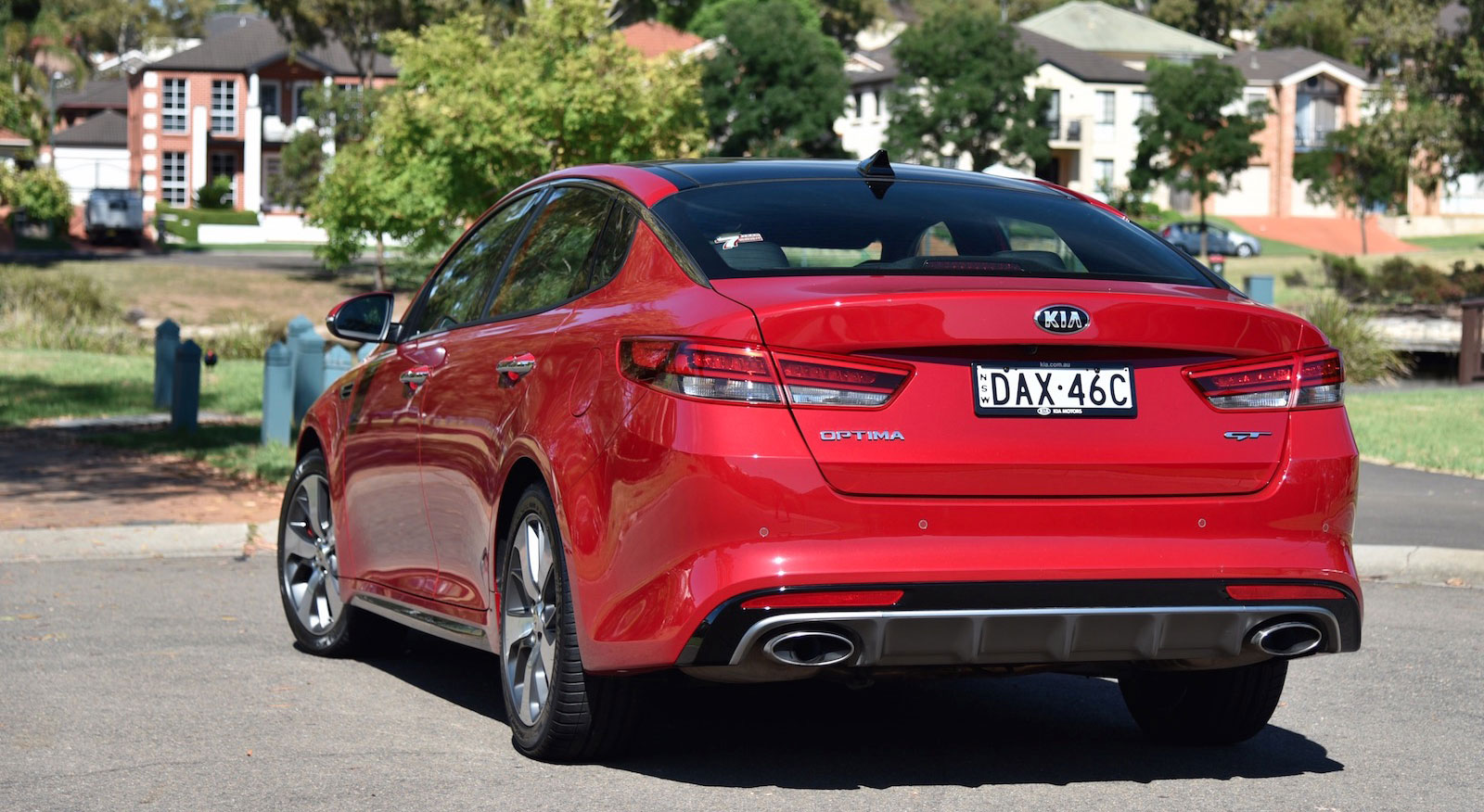 Đuôi xe Kia Optima 2017 2.4GT Line