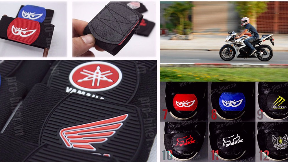Miếng đệm cao su nhựa bền bỉ giúp bọc bên ngoài phần mũi giày khi đi xe tay côn