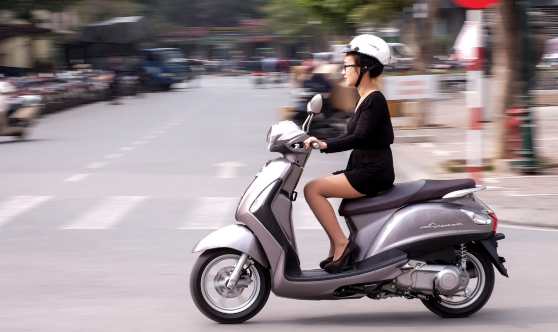 e tay ga 110 - 125cc chạy tiết kiệm xăng nội thành đạt từ 35-37Km/L xăng