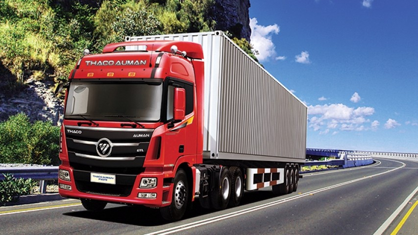 Xe đầu kéo mới Thaco Auman FV375