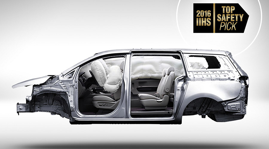 Kia Sedona 2017 nằm trong top mẫu xe giành tiêu chuẩn an toàn cao nhất