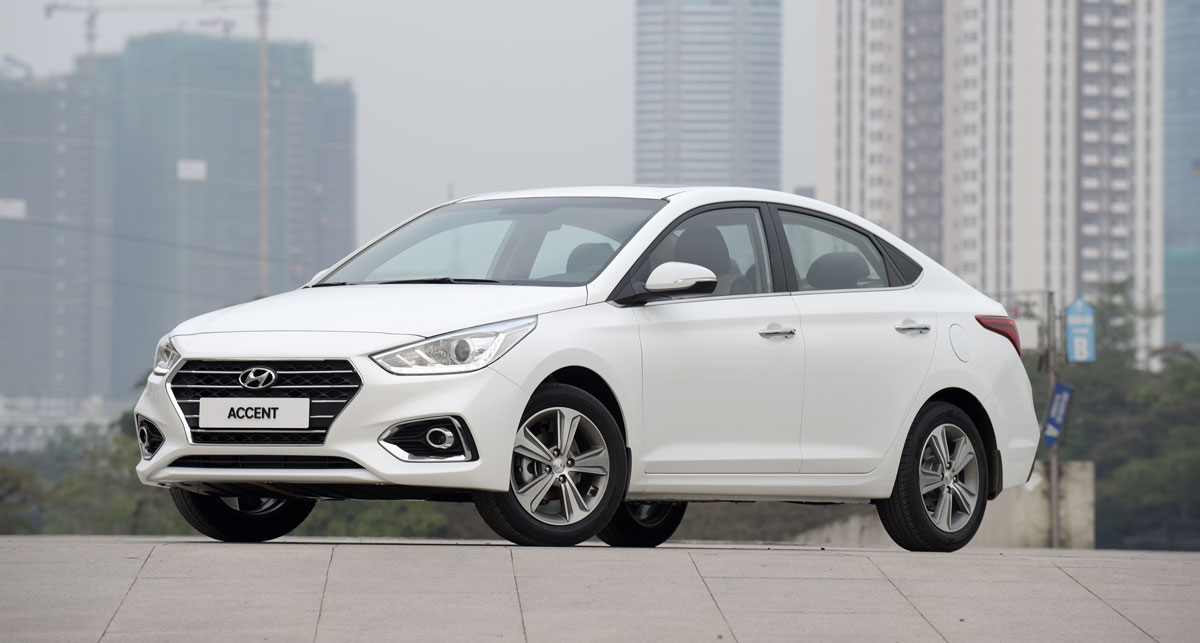 Kích thước Hyundai Accent 2018