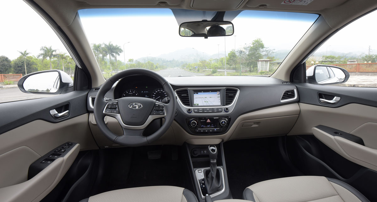 Nội thất Hyundai Accent 2018