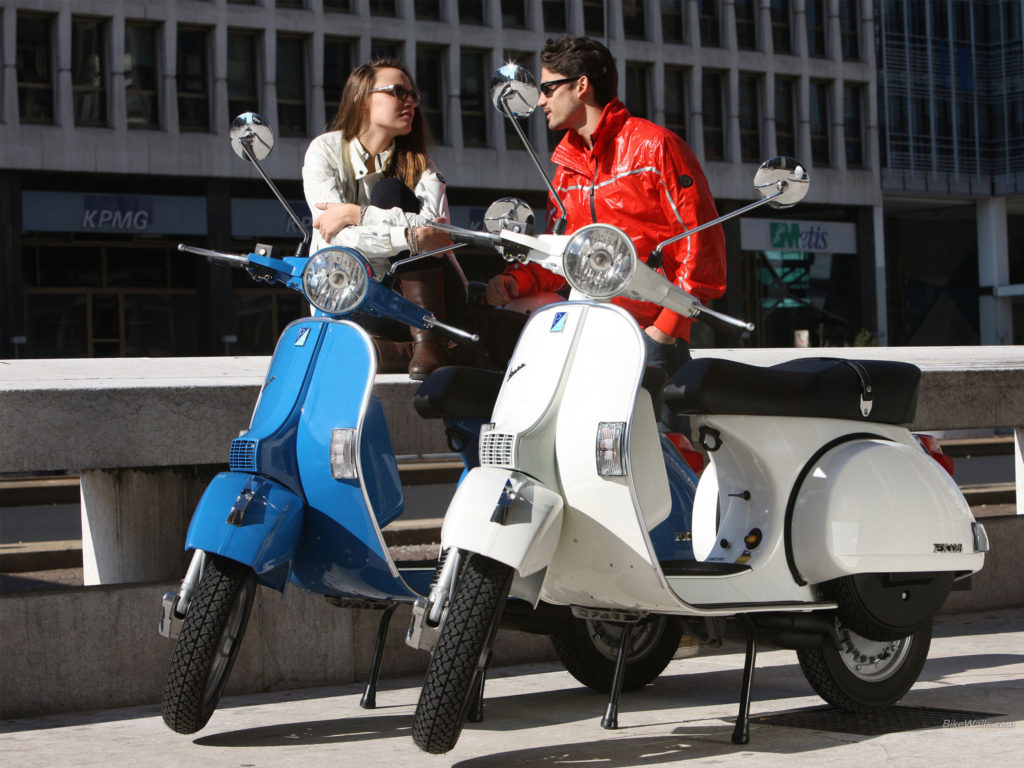 Những tuyệt chiêu của dân chơi Vespa