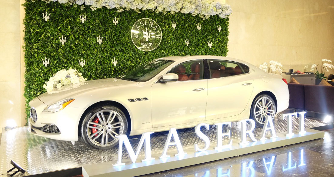 Maserati còn triển khai trưng bày xe tại nhiều điểm trên toàn quốc