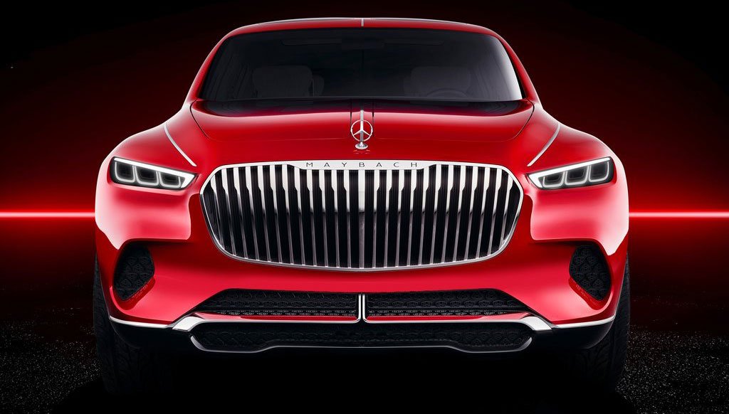Phía trước SUV siêu sang Vision Mercedes-Maybach Ultimate Luxury