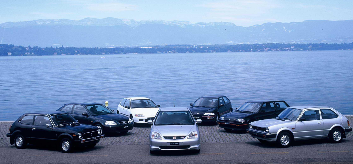 10 thế hệ Honda Civic