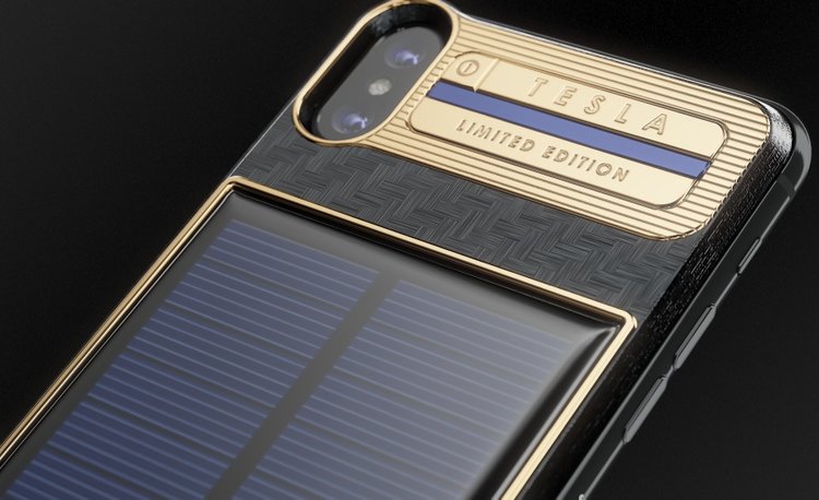 iPhone X Tesla sử dụng năng lượng mặt trời