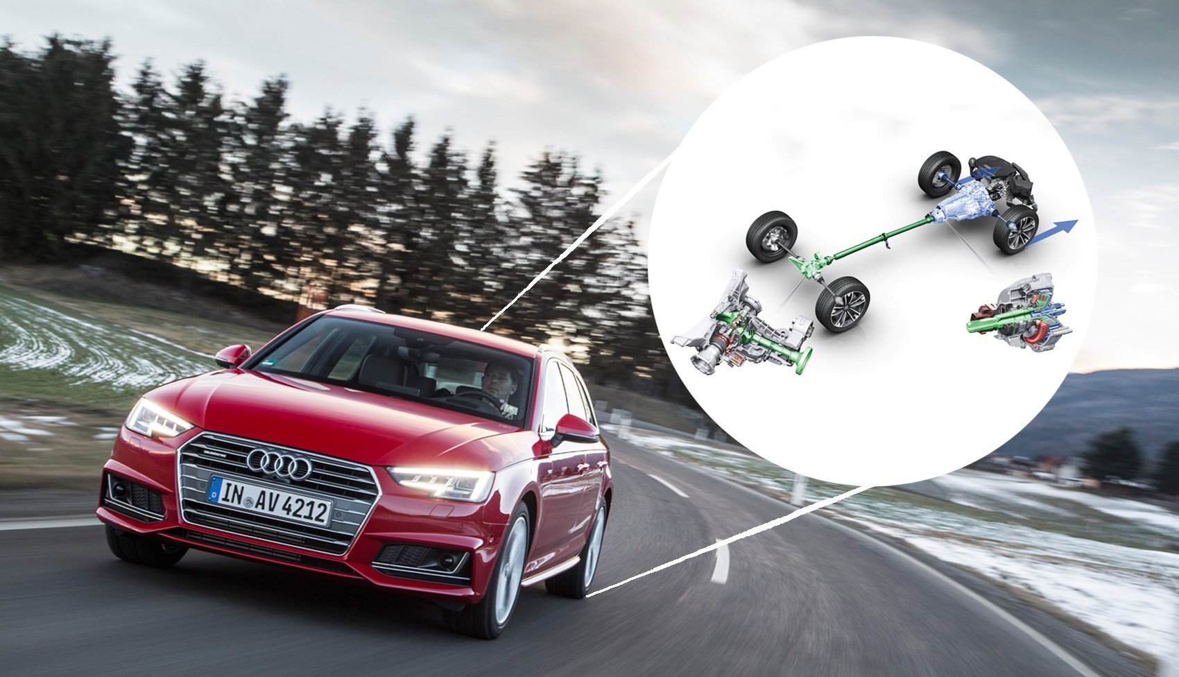 Hệ thống Quattro của Audi được trang bị trên hầu hết các mẫu xe của hãng này