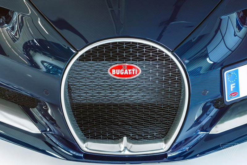 Thiết kế đầu xe Bugatti Chiron