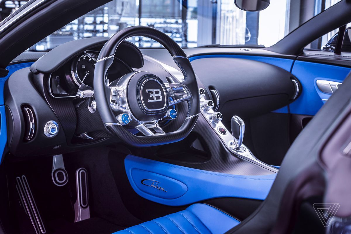Thiết kế nội thất xe Bugatti Chiron