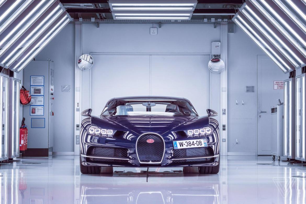 Xe Bugatti Chiron được lắp ráp tại nhà máy Atelier tại Molsheim, Pháp
