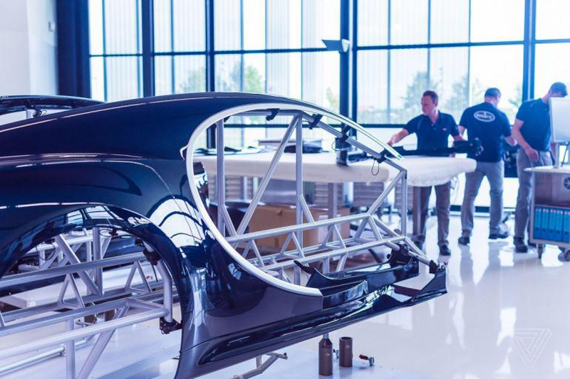 Thiết kế khung xe Bugatti Chiron