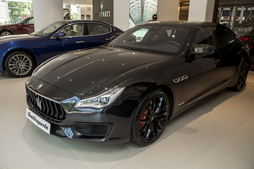 Thiết kế tổng thể xe Maserati Quattroporte GranSport GTS Nerissimo