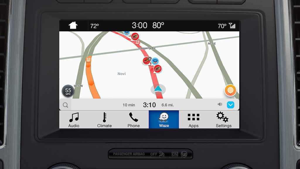  Xe Ford có trang bị SYNC3 sẽ được tích hợp ứng dụng dẫn đường Waze