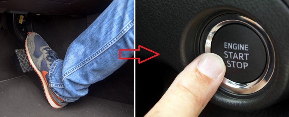 Khởi động xe với nút bấm Engine Start Stop