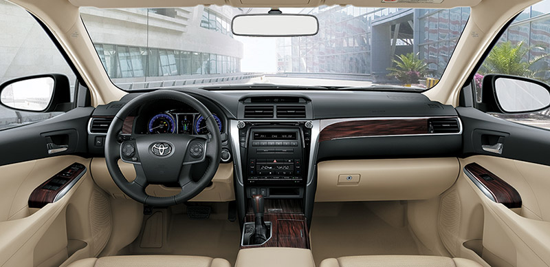 Thiết kế hàng ghế trước xe Toyota Camry 2018
