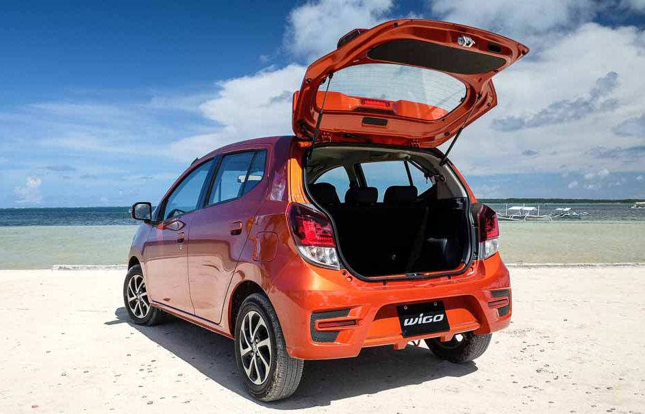 Cốp sau của Toyota Wigo