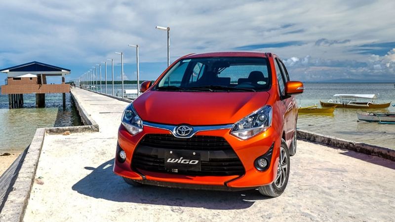 Thiết kế đầu xe Toyota Wigo khá thể thao
