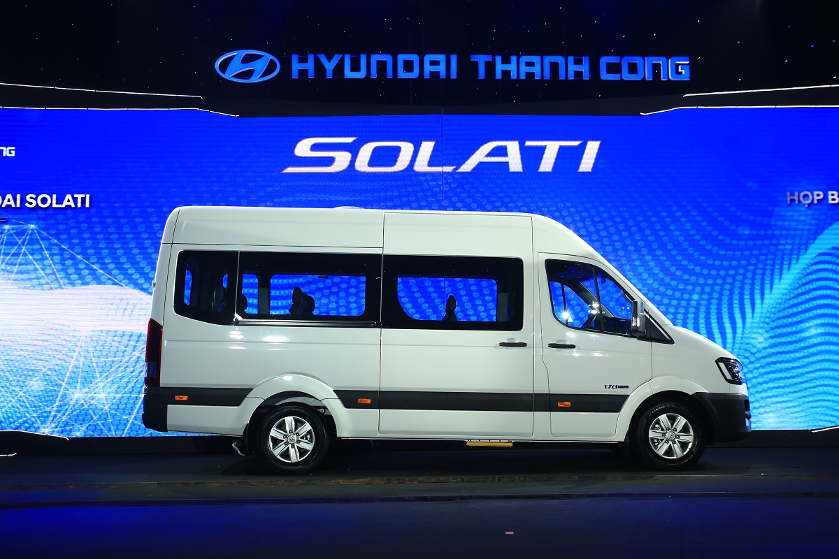 Thiết kế tổng thể của Hyundai Solati mang hơi hướng Châu Âu