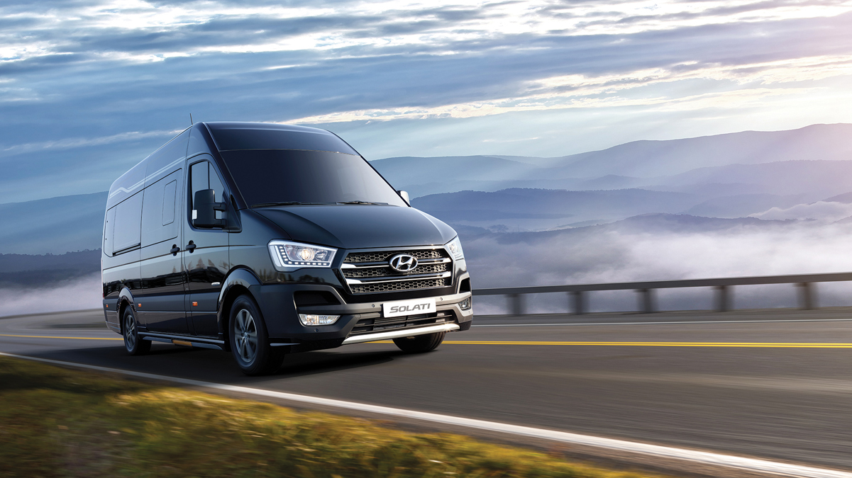 Mẫu xe Hyundai Solati sẽ cạnh tranh sòng phẳng với Ford Transit