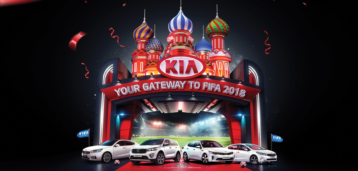 Xe Kia tại World Cup 2018