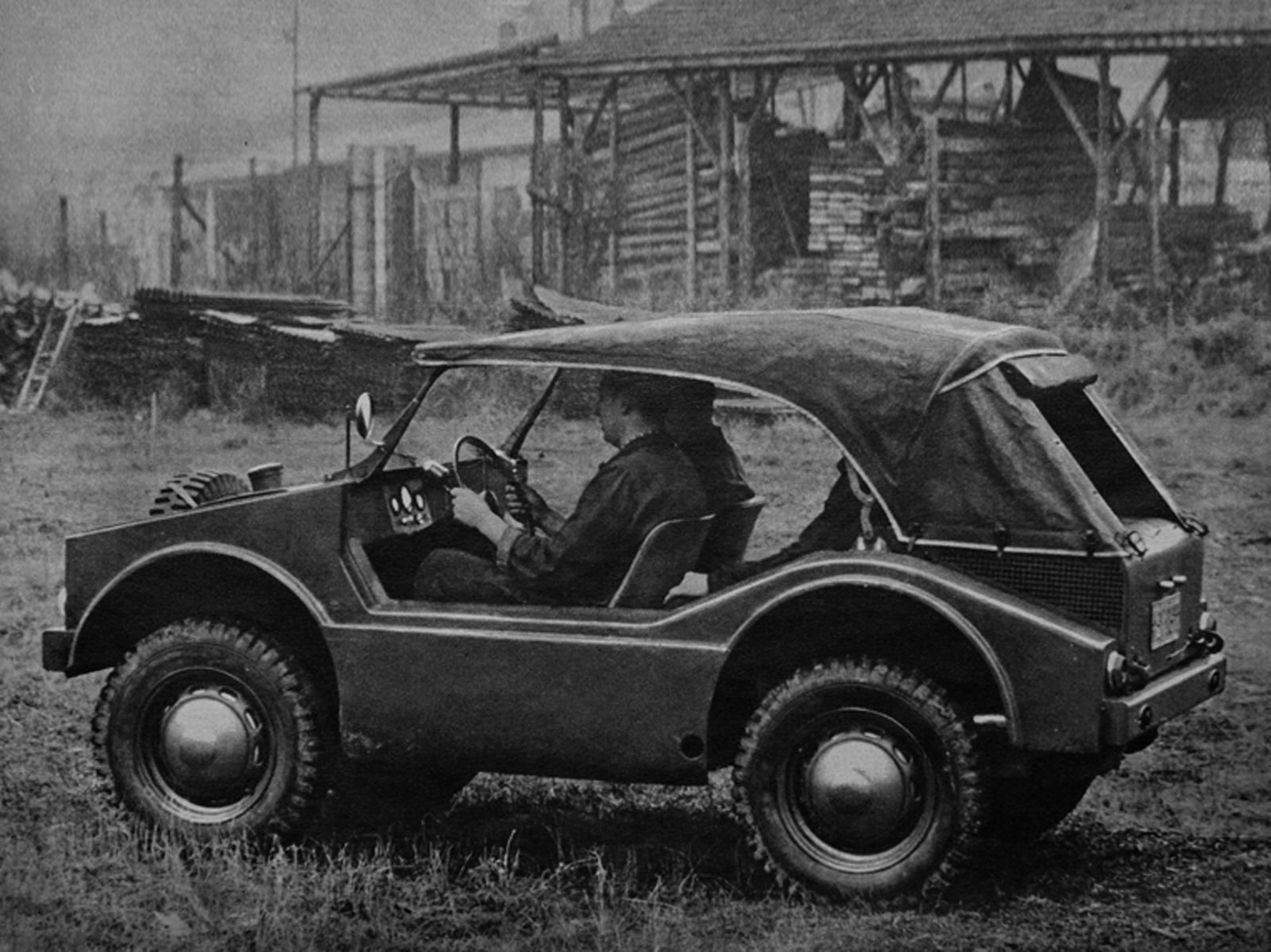 Xe Jagdwagen 597 trong quá trình thử nghiệm của Porsche