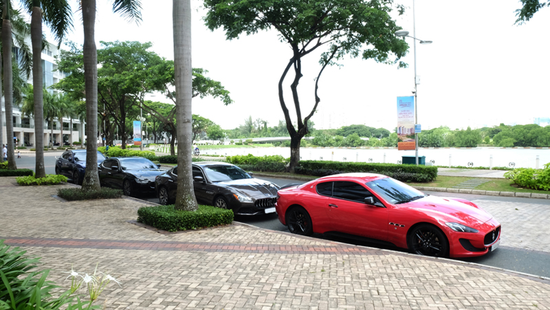 Dàn xe Maserati tụ tập tại Sài Gòn
