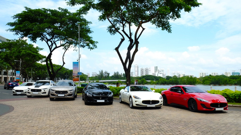 Dàn xe Maserati tụ tập tại Sài Gòn
