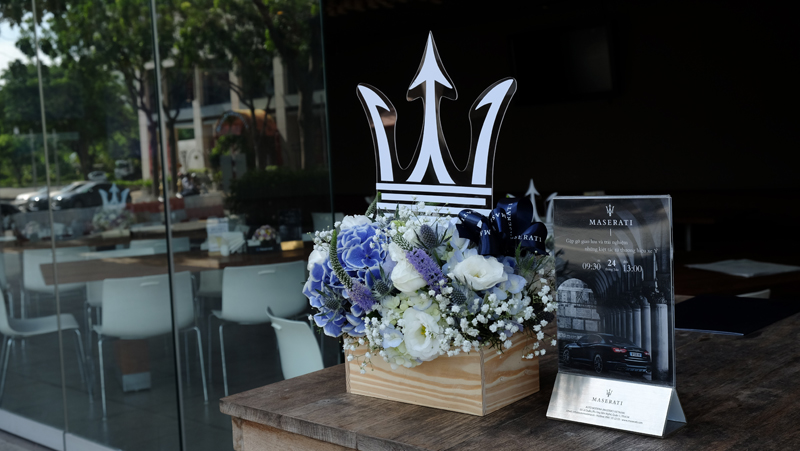 Logo Cây Đinh Ba nổi tiếng gắn liền với thương hiệu xe thể thao hạng sang đậm chất Ý Maserati